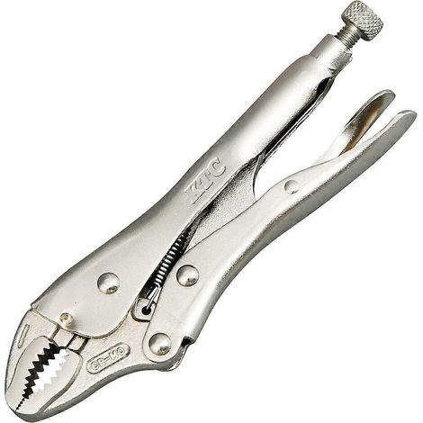 Pince-étau KYOTO TOOL () à mâchoires courbes (avec coupe-fil) 100WR-AquaForge
