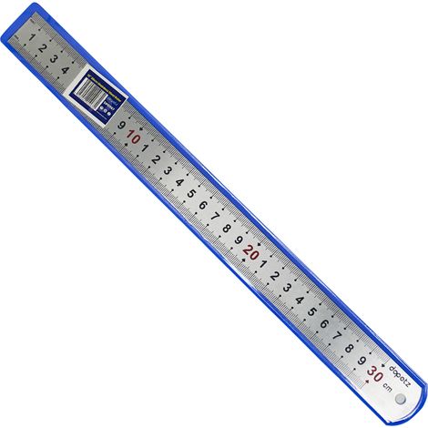 Dapetz® 12 Inch Stainless Steel Ruler 30cm 300mm Metal Measuring Tool for Engineering Hobbies & Trades Accurate Measurement for Professionals (1/5)