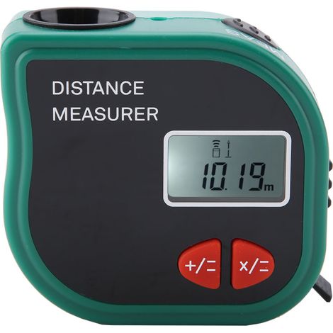 Télémètre ultrasonique portable à écran LCD, mesure de distance électronique, mètre ruban numérique avec affichage digital (1/5)