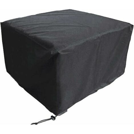 Housse salon de jardin carrée 115x115x74cm – Tissu oxford 420D imperméable – Cordon de serrage ajustable – Protection contre intempéries et salissures (1/5)