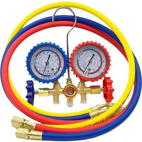 Kit d'outils pour l'ajout de fluorure aux réfrigérants R22, R134A et R410A pour la climatisation domestique et automobile (Fréon Cool js) (1/5)