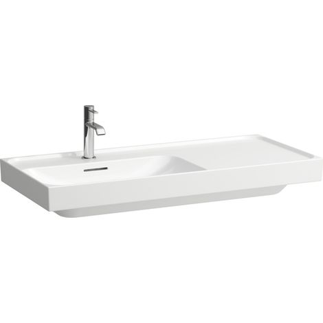 LAUFEN Lavabo Meda, empotrable, repisa derecha, 1000x460mm, 1