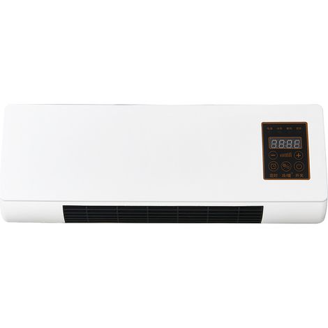 Chauffage Électrique Portable 2000W, Chauffage PTC, Télécommande 10M, Minuterie 8H, Étanche, pour Salle de Bain et Salon (1/5)