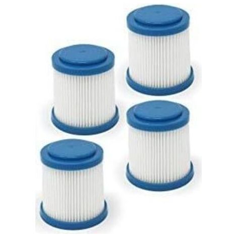 Filtre de rechange lavable plissé pour aspirateur VPF20 compatible avec les aspirateurs balais sans fil 2 en 1 SMARTTECH BLACK+DECKER Comprend 4 pièces de rechange haut de gamme pour certains modèles (1/4)