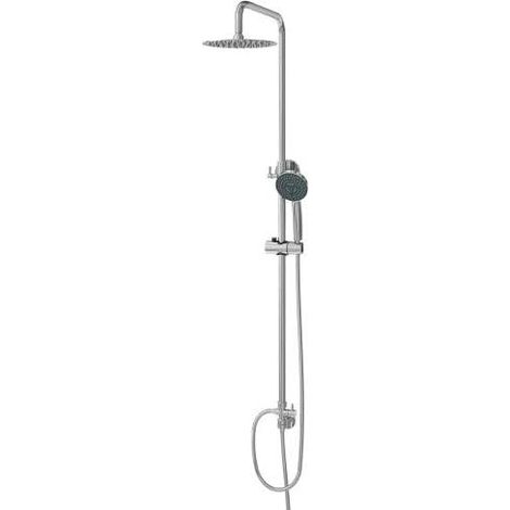 COLUMNA DE DUCHA PARA GRIFERÍA UNIVERSAL TUBO REDONDO DUCHÓN REDONDO EXTRAPLANO (1/2)