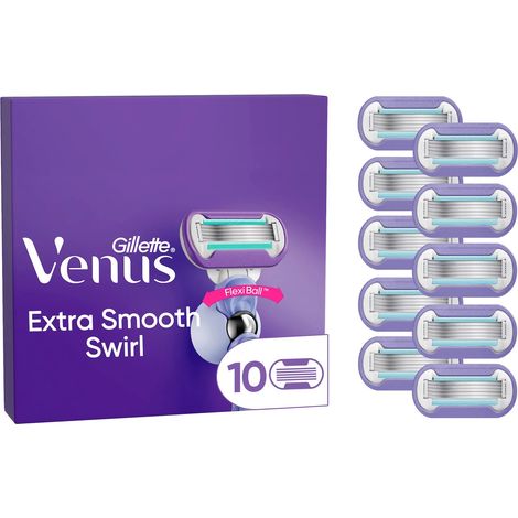 Gillette Venus Deluxe Smooth Swirl Systemklingen Ersatzklingen 10er