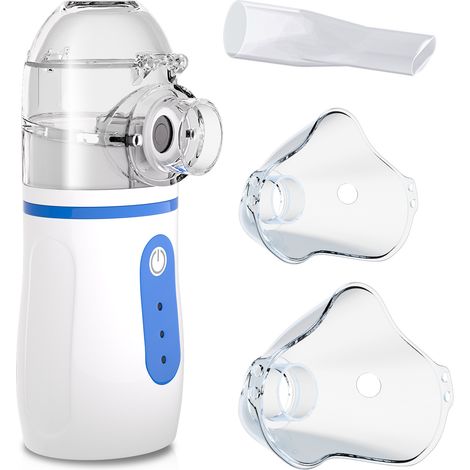 Randaco Nebulizzatore inalatore portatile e silenzioso, con boccaglio e maschera inclusi (1/5)