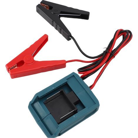 Démarreur de saut de voiture pour batterie 18V, convertisseur de démarrage d'urgence automatique Portable avec pinces crocodile (1/5)