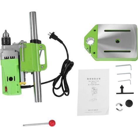 220V 710W Mini Column Drill, Workbench, Compact Drill, Wood Drill (1/5)