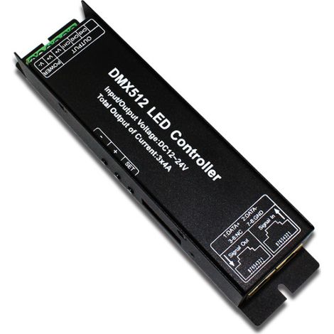 Industrial-grade long-band display decoder, 3-channel 512 decoder, constant voltage DMX512 decoder