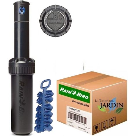 Arroseur Rain Bird 5004PCSAM avec clapet anti-retour Lot de 20 Portée de 4,6 à 10,7 m Arroseur à turbine réglable 3/4" 500 (1/5)
