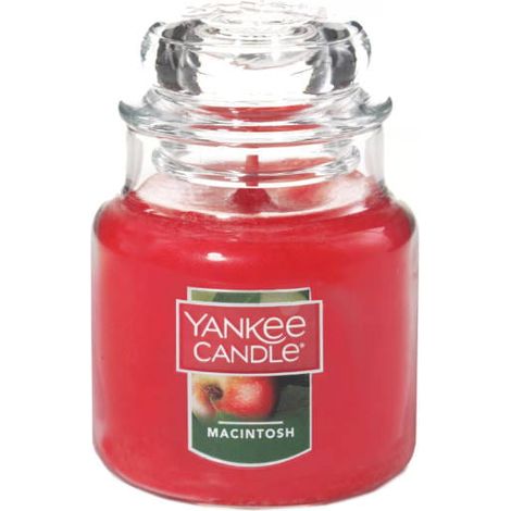 Candela Yankee Candle in barattolo piccolo Macintosh 104 g