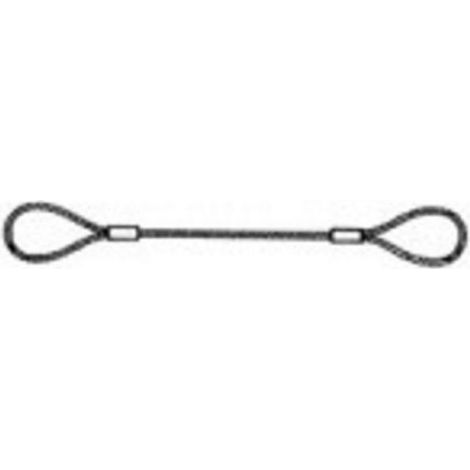 BLINKY 907052 Tiranti in Acciaio Due Asole AAT 114 Fili Fune con Anima Tessile 14mmx2mt colore Argentato