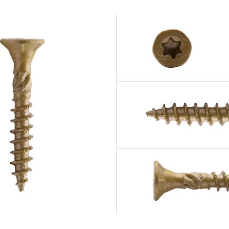 Vis pour panneaux AR revêtues 4.5 x 30 mm Torx 25 à tête fraisée (1/2)