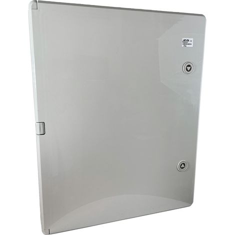 Abs504024 Ide Coffret Abs étanche Ip54 500x400x240 Porte Opaque - Avec Plaque De Montage (1/5)