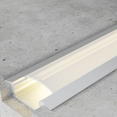 Sous profilé aluminium - 2 mètres Aluminium - Ledme - LM3705