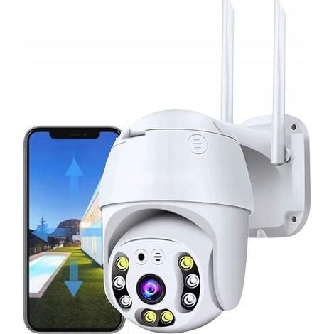 Caméra IP extérieure rotative Full HD sans fil avec carte SIM (1/5)