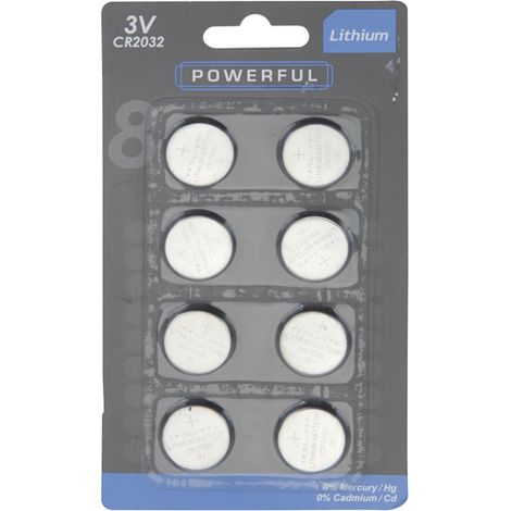 PILES BOUTON CR2032 3 V