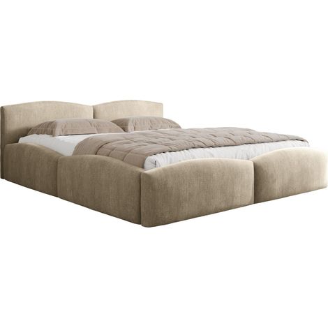 Cama TrendyNest Titis, Lumo 30, Doble, 140x200, Tapiz, Somieres, 158x222x78cm