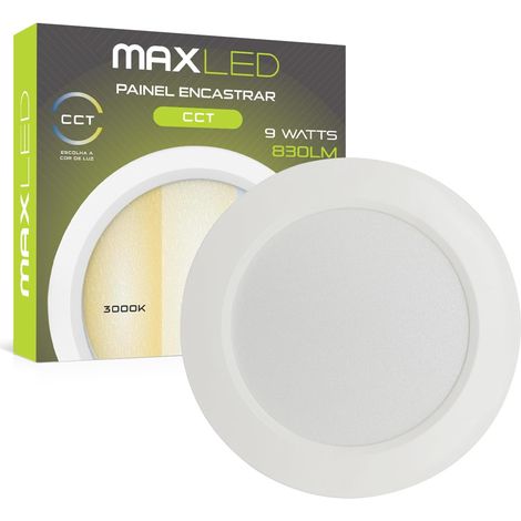 Spot Encastrable LED 24W 230V Ø220mm 2500LM Spots Plafonnier Non Dimmable 3000K-6500K Spots De Plafond Ultraplats Luminaires Encastrables Diamètre D'encastrement 187-200mm (1/5)
