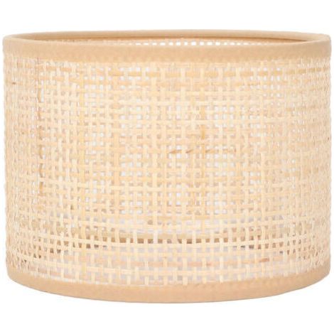 Abat-jour en rotin remplacement panier tissé lustre Vintage Table suspendue couverture de lumière de sol E27 E14