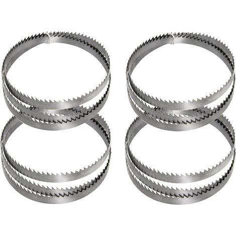 Set of 4 Ribbon Saw Blades SK5 1400mm x 6.35mm x 0.35mm for BS200A 8" Band Saw (Size: 10 TPI) (1/5)