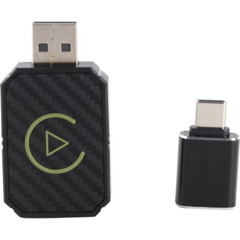 Adaptateur sans fil Carplay, Plug and Play, faible latence, connexion Stable, filaire à AI Box, Android 13, argent, sans 4G (1/5)
