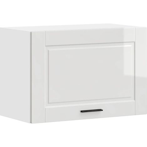 Maison Exclusive - Pensile da Cucina Porto Bianco Lucido in Legno Multistrato