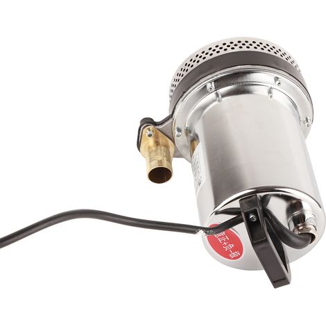 Pompe submersible 24 V CC, 220 W, 3 800 tr/min, hauteur de refoulement maximale de 11 m (36 pi), pression de sortie de 0,1 MPa, pompe de vidange pour exploitation agricole. (1/5)