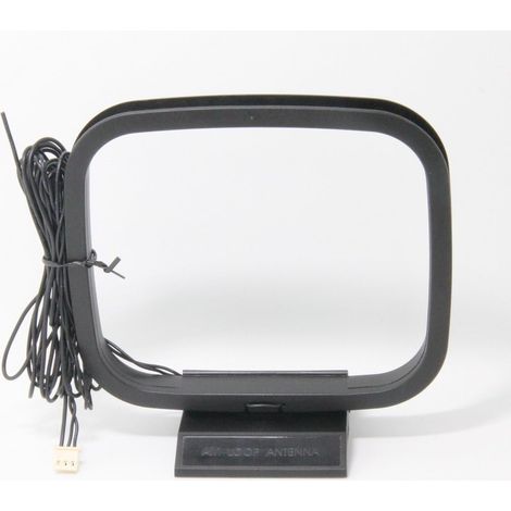 Antenne cadre FM et AM avec mini-connecteur à 3 broches pour systèmes récepteurs AV stéréo Sony Sharp