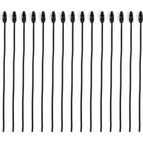 Tendeur Elastique 15pcs(15×50cm),Tendeurs Elastique avec Crochets,pour Vélos Motos Toiles Haubans De Vamping Longueur Réglable (1/5)