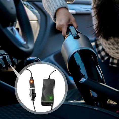 Convertisseur de Tension 220v à 12v, Adaptateur Prise Allume-Cigare, convertisseur Adaptateur Secteur, Adaptateur Alimentation glacière, redresseur Secteur pour compresseur glacière et Ventilateurs (1/2)