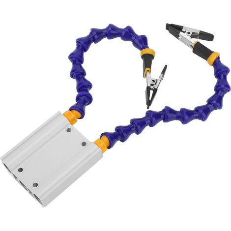 Löthilfe mit flexiblem ABS-Griff, Sockel aus Aluminiumlegierung und abnehmbarer Gummikappe (2 Stück) (1/5)