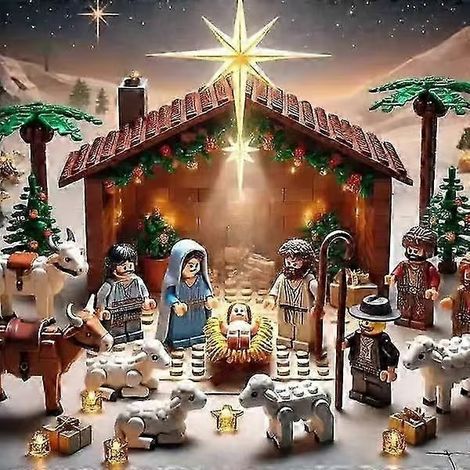Nouvelle crèche de Noël à construire, bricolage et décorations 2026