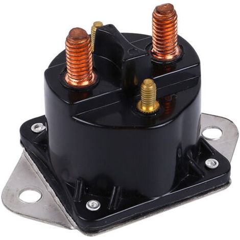 Remplacement du relais de solénode de commande de treuil 4 bornes 72631 12 V,Remplacement de Rel de Solénoïde de Commande (1/4)