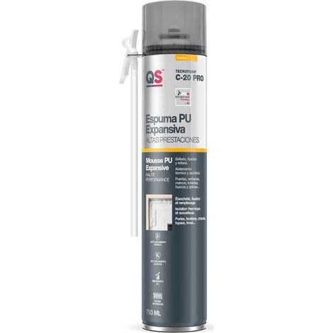 Mousse expansive QS Adhesive Solution Tecnofoam C-20 Pro isolante (1/5)