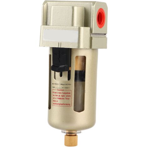 1 filtre à eau et à humidité en ligne AF3000-03 G3/8'' pour compresseur d'air comprimé
