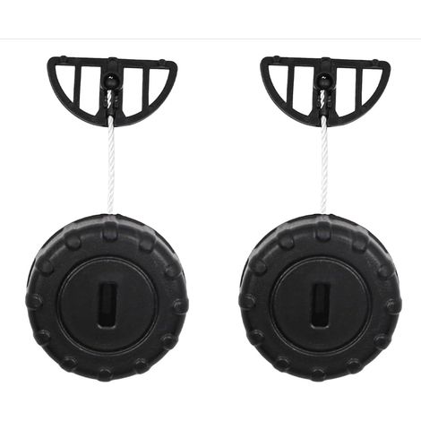 Tapones del depósito de combustible (juego de 2) para motosierras STIHL MS180, MS170, 018, 017 – repuestos (1/4)