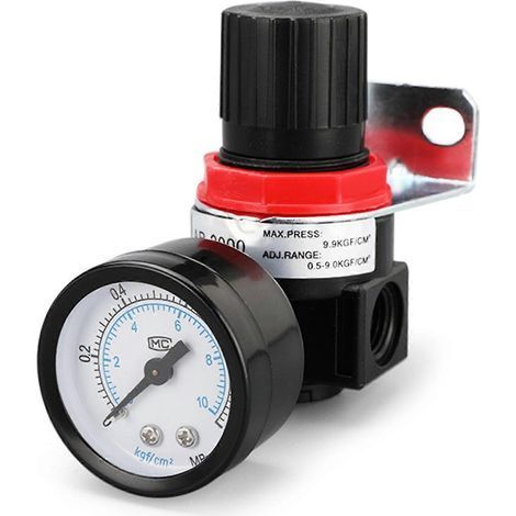 AR2000 Traitement de l'air comprimé - Régulateur de pression G1/4 - Valve de réduction pneumatique réglable - Valve de régulation de pression (1/5)