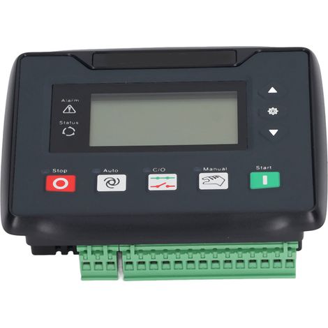 Module de contrôle générateur avec écran LCD, démarrage/arrêt automatique, résistant à l'usure, contrôleur DC8V-DC35V. (1/5)