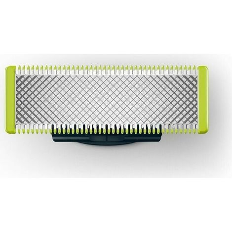 Lame de ras Philips OneBlade, compatibles avec tous les manches OneBlade et OneBlade Pro, couleur argent/vert. (1/5)