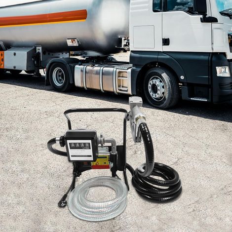 Pompe à diesel 220 V - Pompe à fioul auto-amorçante - Pompe d'aspiration d'huile - 45 l/min - Pour diesel