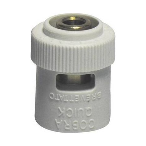 ADATTATORE BIANCO PER INNESTO TUBO MULTISTRATO   brevettato Misura: 1/2 x 16