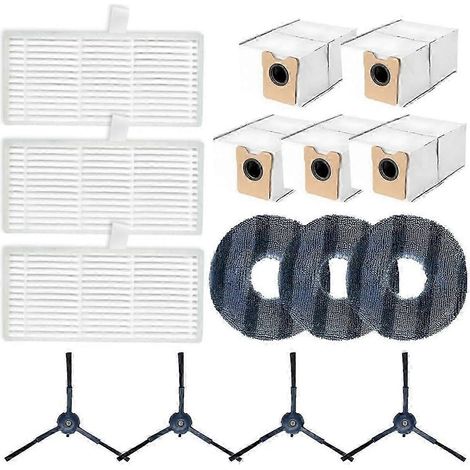 Para aspiradora robot Omni C20, cepillo lateral, filtro HEPA, paño de mopa, bolsas para polvo, repuestos como se muestra SZRH AM (1/4)