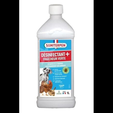 Saniterpen Desinfektionsmittel plus Frische grün 1 Liter