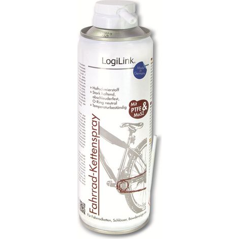 Spray pour chaînes LogiLink pour vélos, 300 ml.