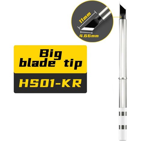 FNIRSI HS-01 Soldering Iron Tips FNIRSI Replacement Knife Soldering Iron Tips HS01-KR (1/5)