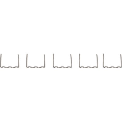 Agrafes plates chaudes universelles 100 pièces/ensemble prédécoupées 0.6mm-0.8mm pour agrafeuse en plastique, outil de réparation de soudeur (1/5)