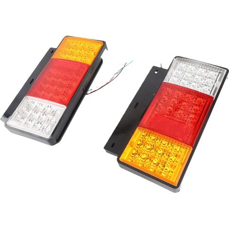 Paar 12V 44 LED-Ersatzrückleuchten für Isuzu Elf W-Serie Lkw NPR HD NKR NHR NRR FSR FRR (1/5)