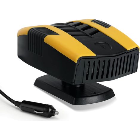 Chauffage de voiture portable 2 en 1 12 V - Chauffage rapide/désembuage/dégivrage, rotation à 360°, mode ventilation naturelle, protection contre les surtensions. (1/5)